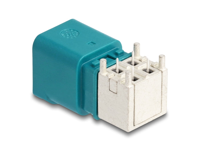 Delock Mini FAKRA Z Stecker quad gewinkelt B-Typ PCB