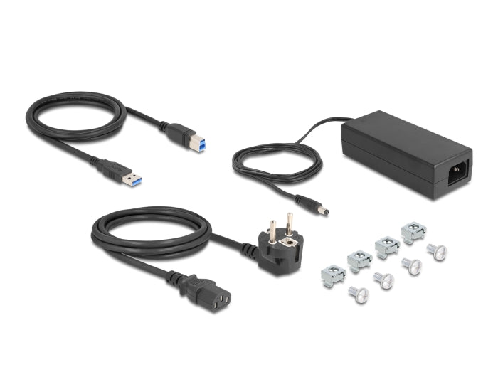 Delock 19″ Industrie Hub 10 x USB 10 Gbps Typ-A
