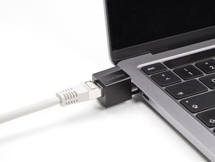 Delock USB Type-C™ Netzwerk Adapter Gigabit LAN 1 x RJ45 slim