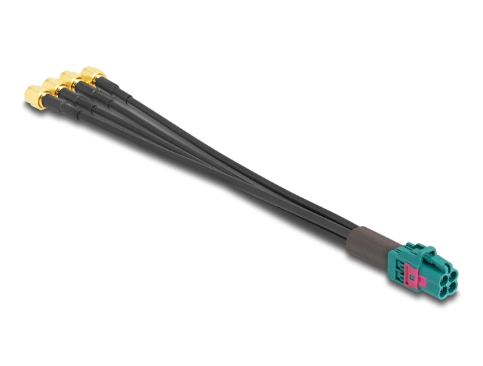 Delock Kabel Mini FAKRA Z Buchse quad zu 4 x SMA Stecker A-Typ Premium