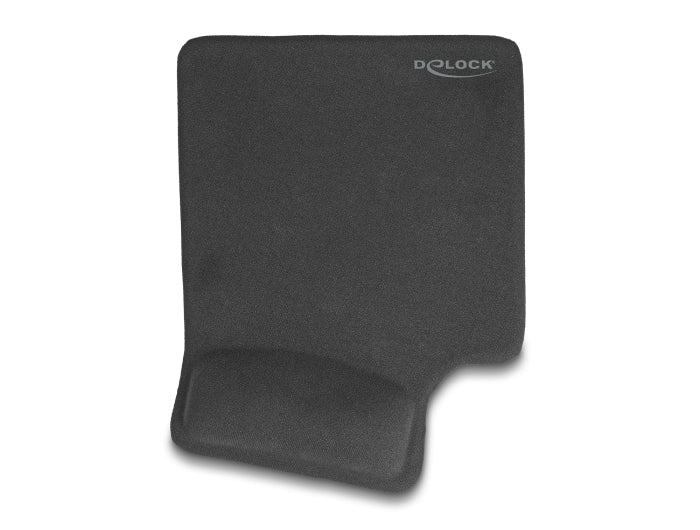 Delock Ergonomisches Mauspad mit Gel Handballenauflage Linkshänder schwarz