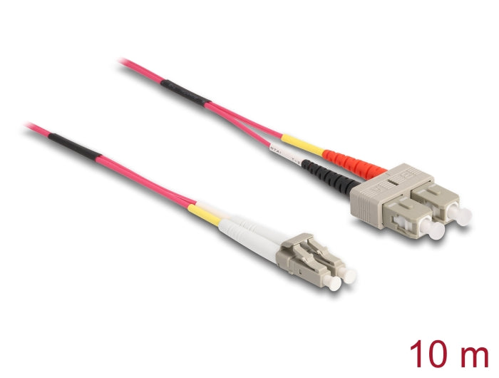 Delock Kabel Lichtwellenleiter LC > SC Multimode OM4 10 m