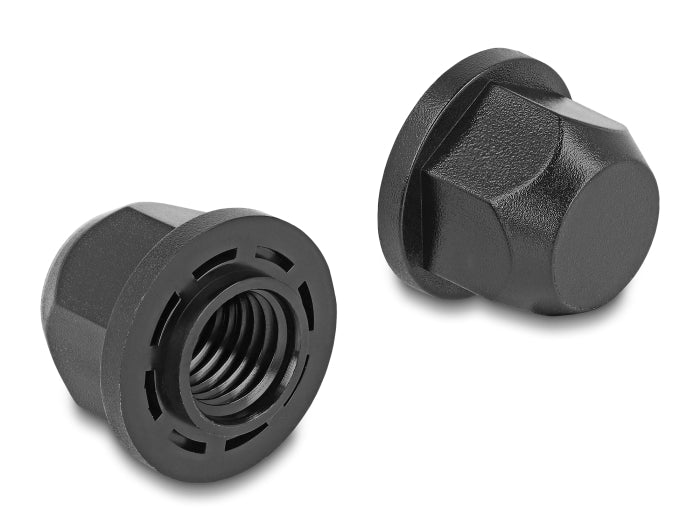 Delock M12 Gewinde-Schutzkappe schwarz 2 Stück