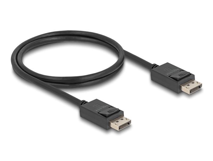 Delock Koaxiales DisplayPort Kabel 16K 60 Hz 80 Gbps 1 m