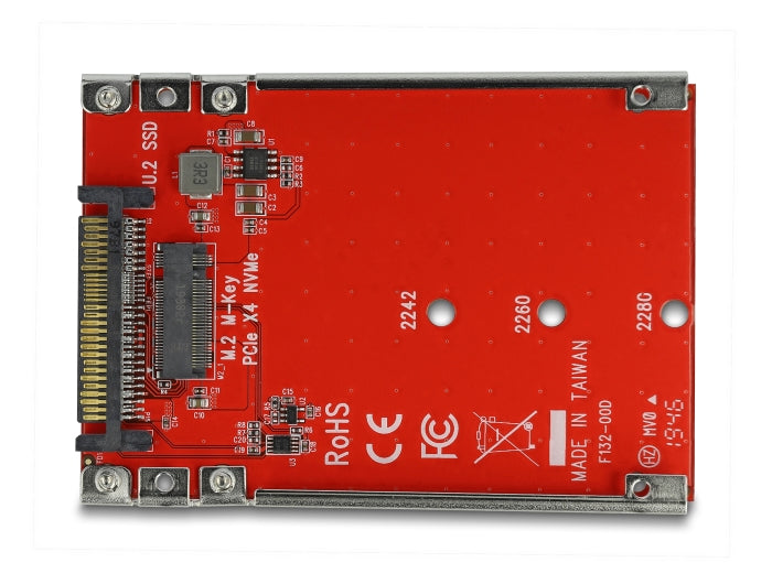 Delock 2.5″ Konverter U.2 SFF-8639 > M.2 NVMe Key M - 7 mm