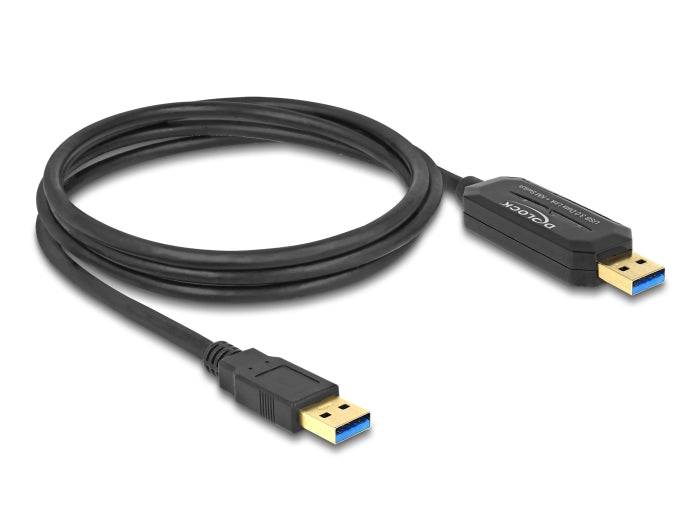 Delock USB 5 Gbps Data Link Kabel + KM Switch Typ-A zu Typ-A 1,5 m