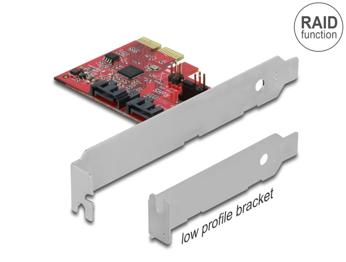 Delock 2 Port SATA PCI Express x2 Karte mit RAID 1 - Spiegelung bestehender Daten