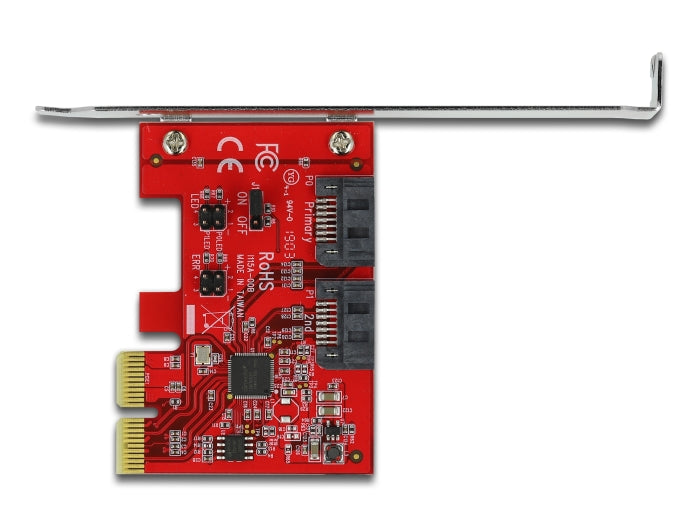 Delock 2 Port SATA PCI Express x2 Karte mit RAID 1 - Spiegelung bestehender Daten
