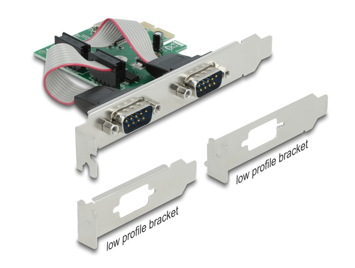 Delock PCI Express x1 Karte zu 2 x Seriell RS-232