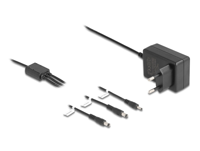 Delock Externes Netzteil 5,0 V / 2,0 A / 10,0 W DC 3,5 x 1,35 mm, DC 5,5 x 2,1 mm, DC 5,5 x 2,5 mm
