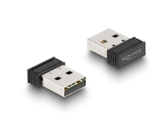 Delock 2 in 1 USB Typ-A Nummernblock mit Taschenrechner Funktion 2,4 GHz kabellos schwarz