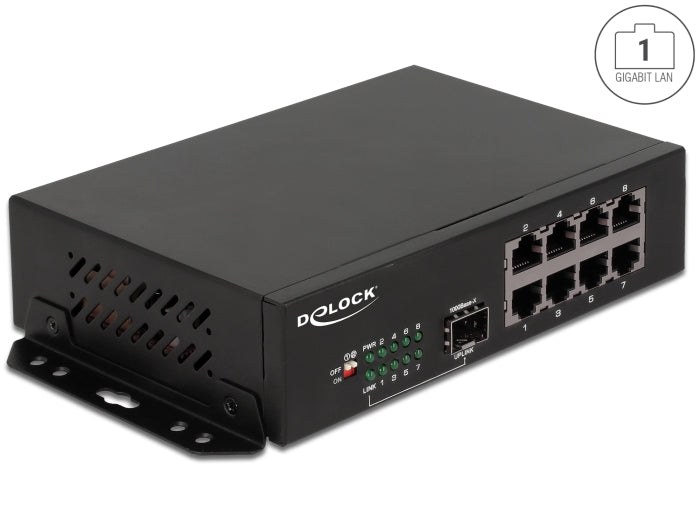 Delock Gigabit Ethernet Switch 8 Port + 1 SFP