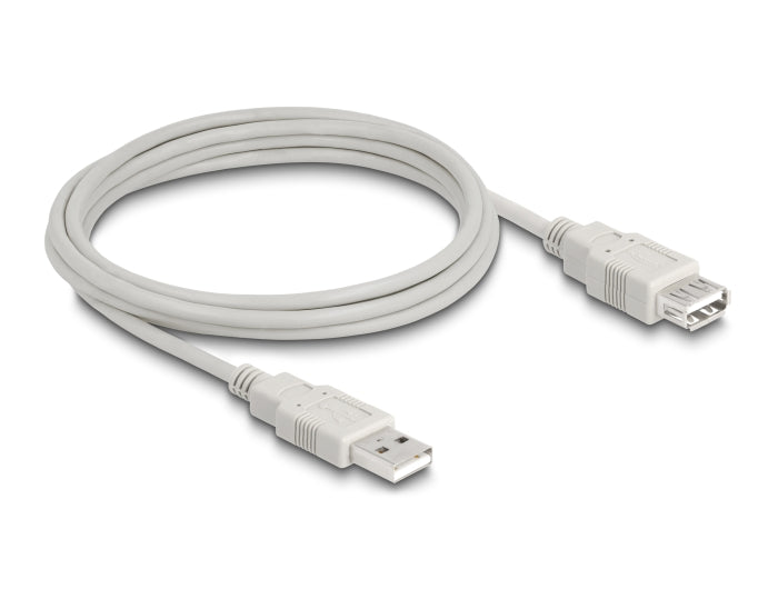 Delock Verlängerungskabel USB 2.0 Typ-A Stecker zu USB 2.0 Typ-A Buchse 3 m beige
