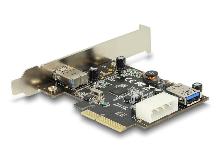 Delock PCI Express x4 Karte > 1 x extern + 1 x intern SuperSpeed USB 10 Gbps (USB 3.1 Gen 2) Typ A Buchse