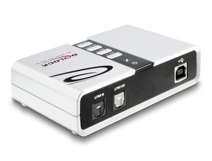 Delock USB Sound Box 7.1 mit TOSLINK Ein- und Ausgang