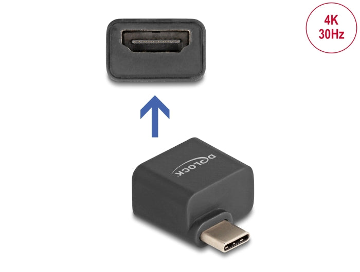 Delock Mini Adapter USB Type-C™ Stecker zu HDMI Buchse (DP Alt Mode) 4K