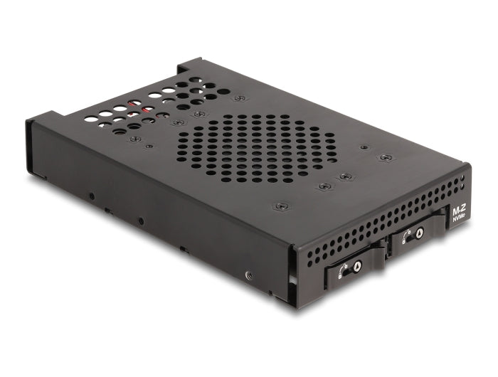 Delock 3.5″ Wechselrahmen für 2 x M.2 NVMe SSD mit OcuLink SFF-8612 Anschluss