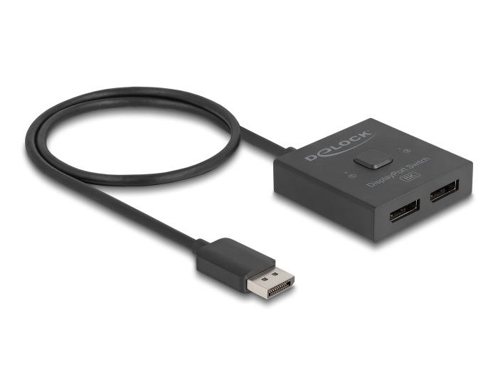 Delock DisplayPort Switch 2 auf 1 bidirektional 8K