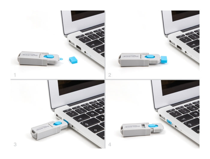 Delock Port Blocker für USB Typ-A Buchse 10 Stück