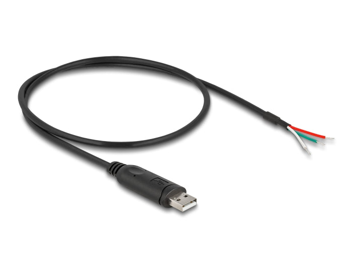Delock Adapterkabel USB 2.0 Typ-A zu seriell RS-485 3 x offene Kabelenden 0,5 m