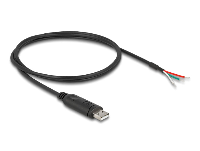 Delock Adapterkabel USB 2.0 Typ-A zu seriell RS-485 3 x offene Kabelenden 1 m