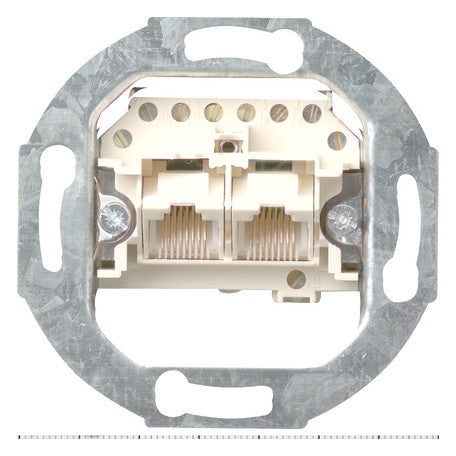 GIRA Anschlussdose Cat3 2xRJ45 unten E2 018700 Schraube