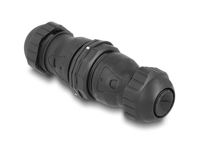 Delock Kabelverbinder LSA zu LSA Cat.6A IP68 staub- und wasserdicht schwarz