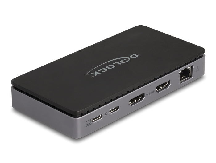 Delock USB Type-C™ Dockingstation 4K - Dual HDMI MST / USB / Gigabit LAN / PD 3.0 85 W