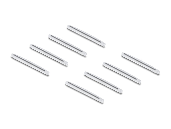 Delock LWL Anschlussdose für Hutschiene mit Spleißhalter und 4 x LC Duplex Kupplung