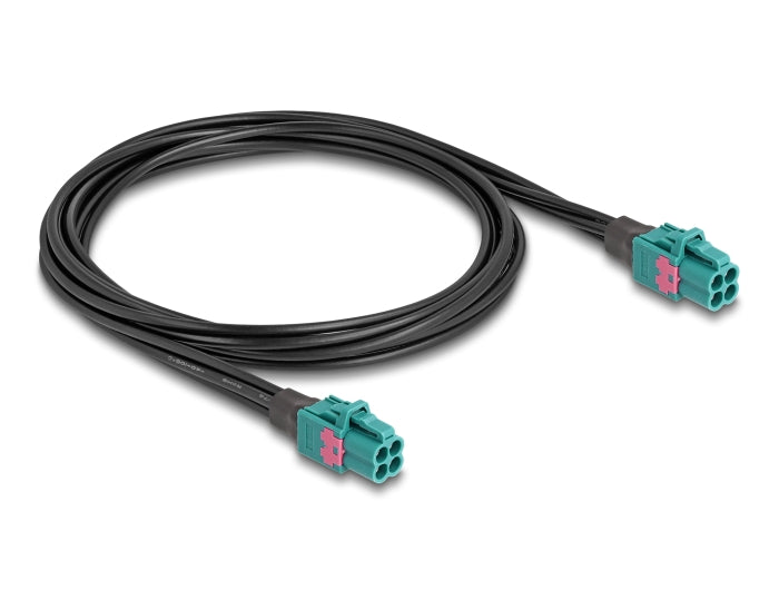 Delock Kabel Mini FAKRA Z Buchse quad zu Mini FAKRA Z Buchse quad