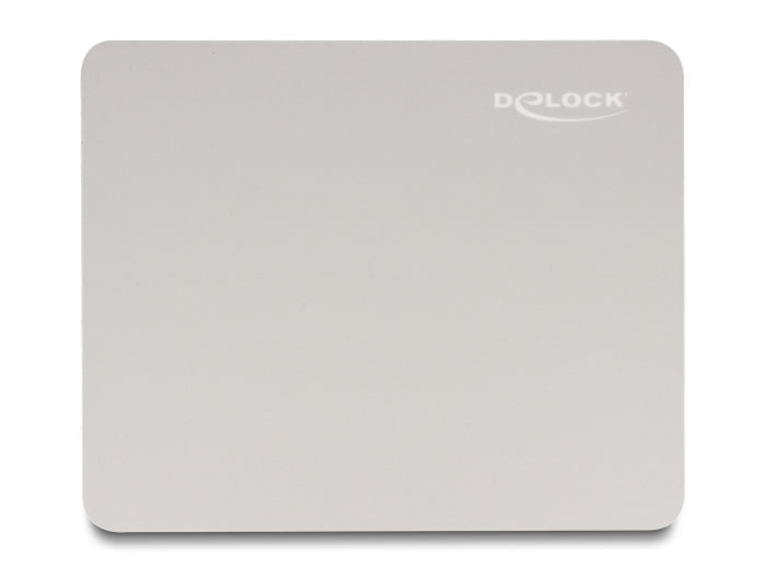 Delock Mauspad greige 220 x 180 mm Glasbeschichtung