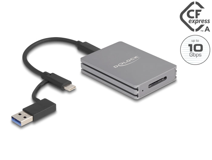 Delock USB Type-C™ Card Reader für CFexpress Typ A Speicherkarten