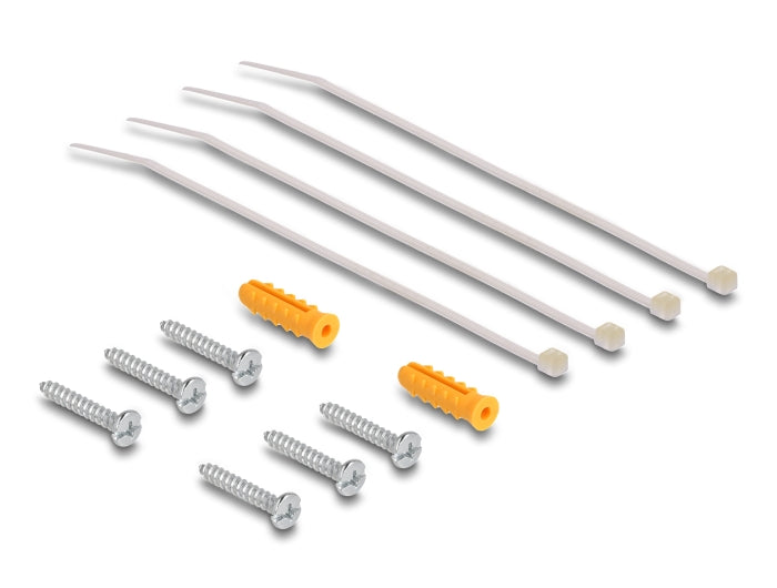 Delock Keystone Leergehäuse Aufputz 6 Port für Glasfaser und Netzwerk weiß