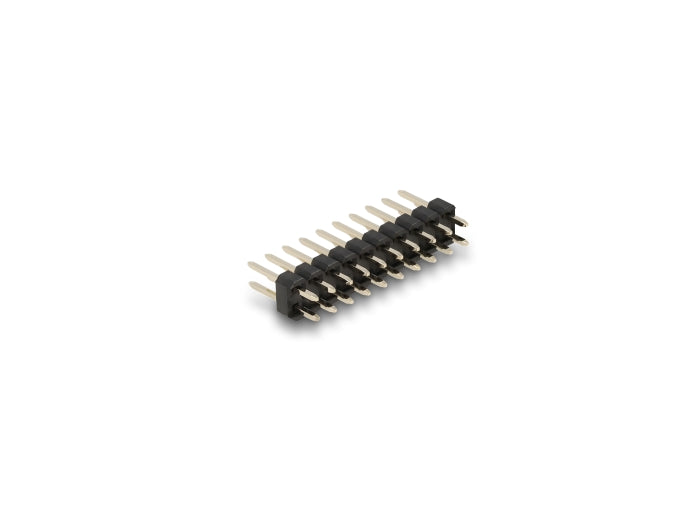 Delock Stiftleiste 10 Pin, Rastermaß 2,54 mm, 2-reihig, gerade, 5 Stück