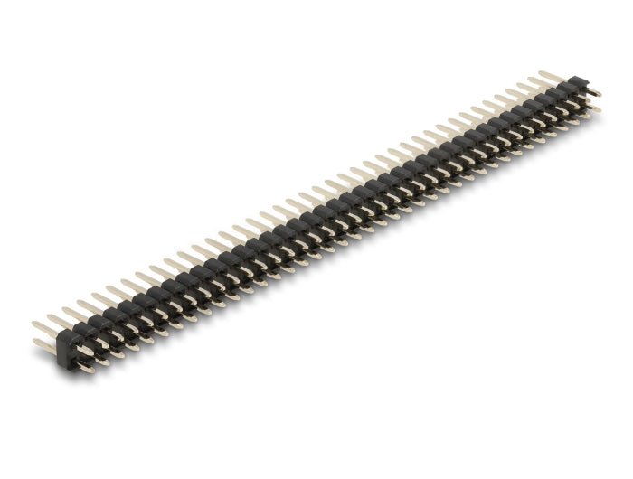Delock Stiftleiste 40 Pin, Rastermaß 2,54 mm, 2-reihig, gerade, 5 Stück