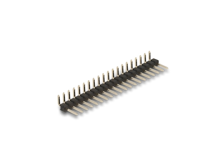 Delock Stiftleiste 20 Pin, Rastermaß 2,54 mm, 1-reihig, gewinkelt, 5 Stück