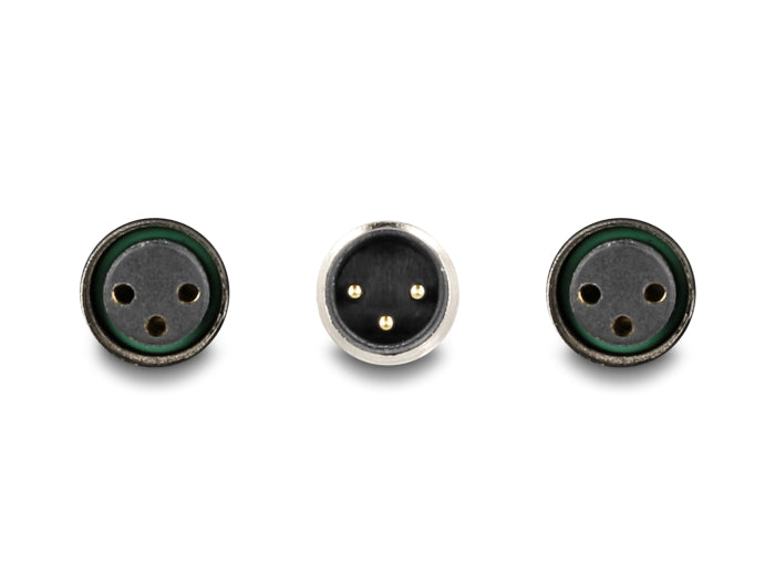 Delock M8 T-Splitter A-kodiert 3 Pin 1 x Stecker zu 2 x Buchse Parallelschaltung