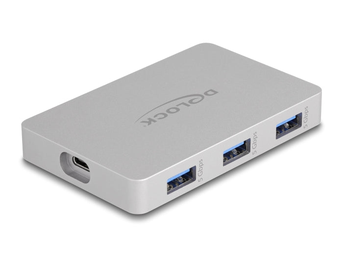 Delock 7 Port USB Hub mit 4 x USB Type-C™ Buchse und 3 x USB Typ-A Buchse mit PD 82 W