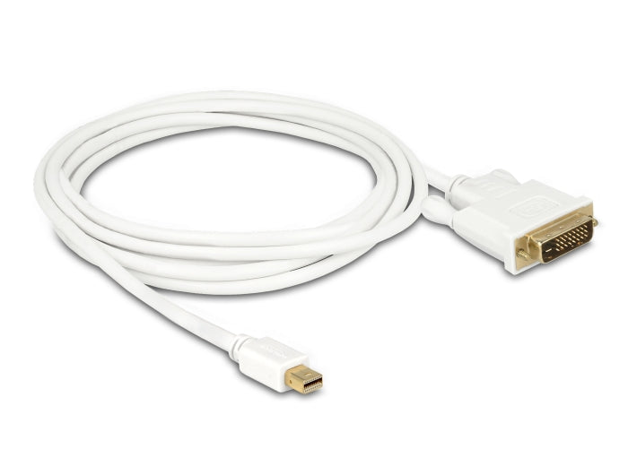 Delock Kabel mini DisplayPort Stecker zu DVI 24+1 Stecker 2 m