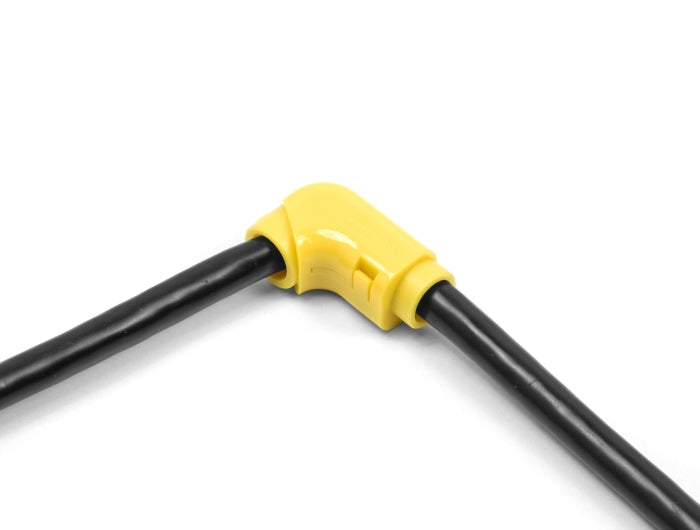 Delock Kabel Clips zum Abwinkeln 8 Stück gelb