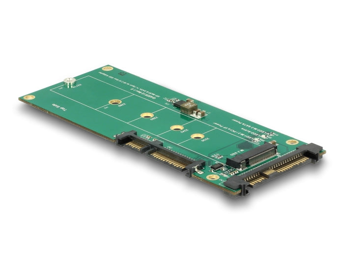 Delock Konverter U.2 SFF-8639 NVMe / SATA 22 Pin > 1 x M.2 Key M