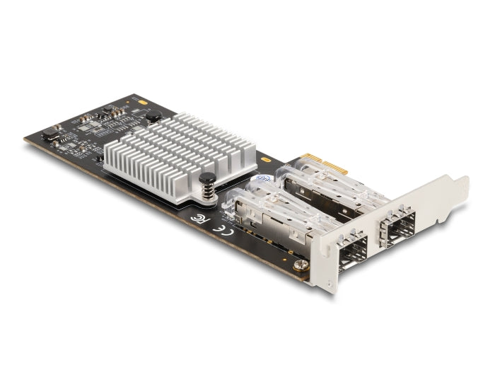 Delock PCI Express x1 Netzwerkkarte Gigabit LAN 2 x SFP i350