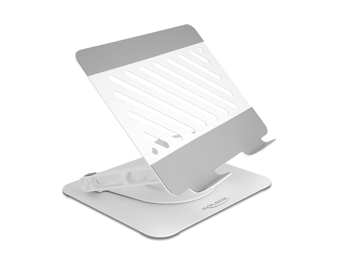 Delock Tablet und Notebook Standhalterung verstellbar Aluminium - 360° drehbar