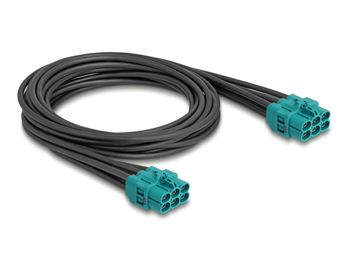 Delock Kabel Easy HighspeedData Z six Buchse zu Easy HighspeedData Z six Buchse 1 m
