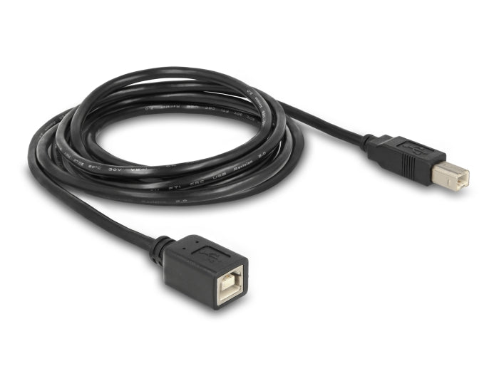 Delock Verlängerungskabel USB 2.0 B Stecker > B Buchse 2 m