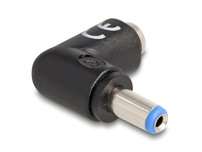 Delock DC Adapter 5,5 x 2,1 mm Stecker zu 5,5 x 2,1 mm Buchse 90° gewinkelt