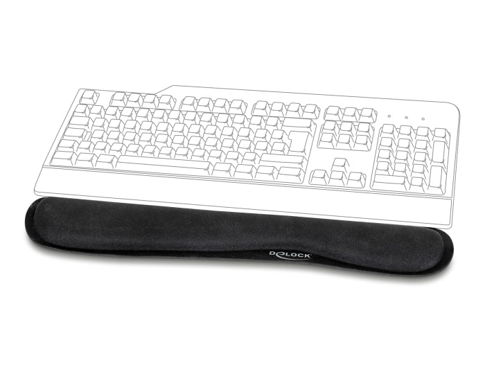 Delock Handgelenkauflage für Tastatur / Notebook schwarz