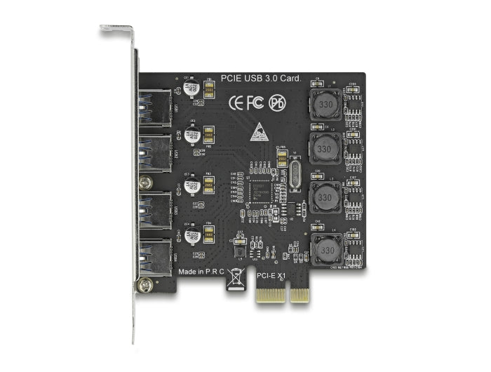 Delock PCI Express x1 Karte zu 4 x extern USB Typ-A Buchse USB 5 Gbps