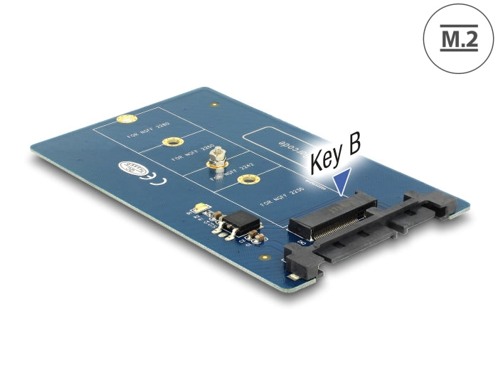 Delock Konverter SATA 22 Pin > M.2