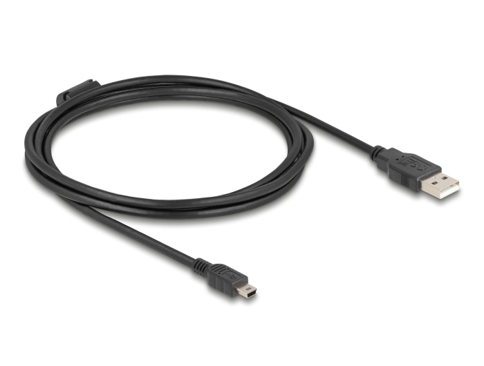Delock Kabel USB 2.0 Typ-A Stecker > USB 2.0 Mini-B Stecker 2,0 m schwarz